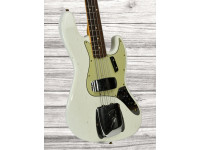 Fender Custom Shop 64 Jazz Bass Journeyman Relic Olympic White RW